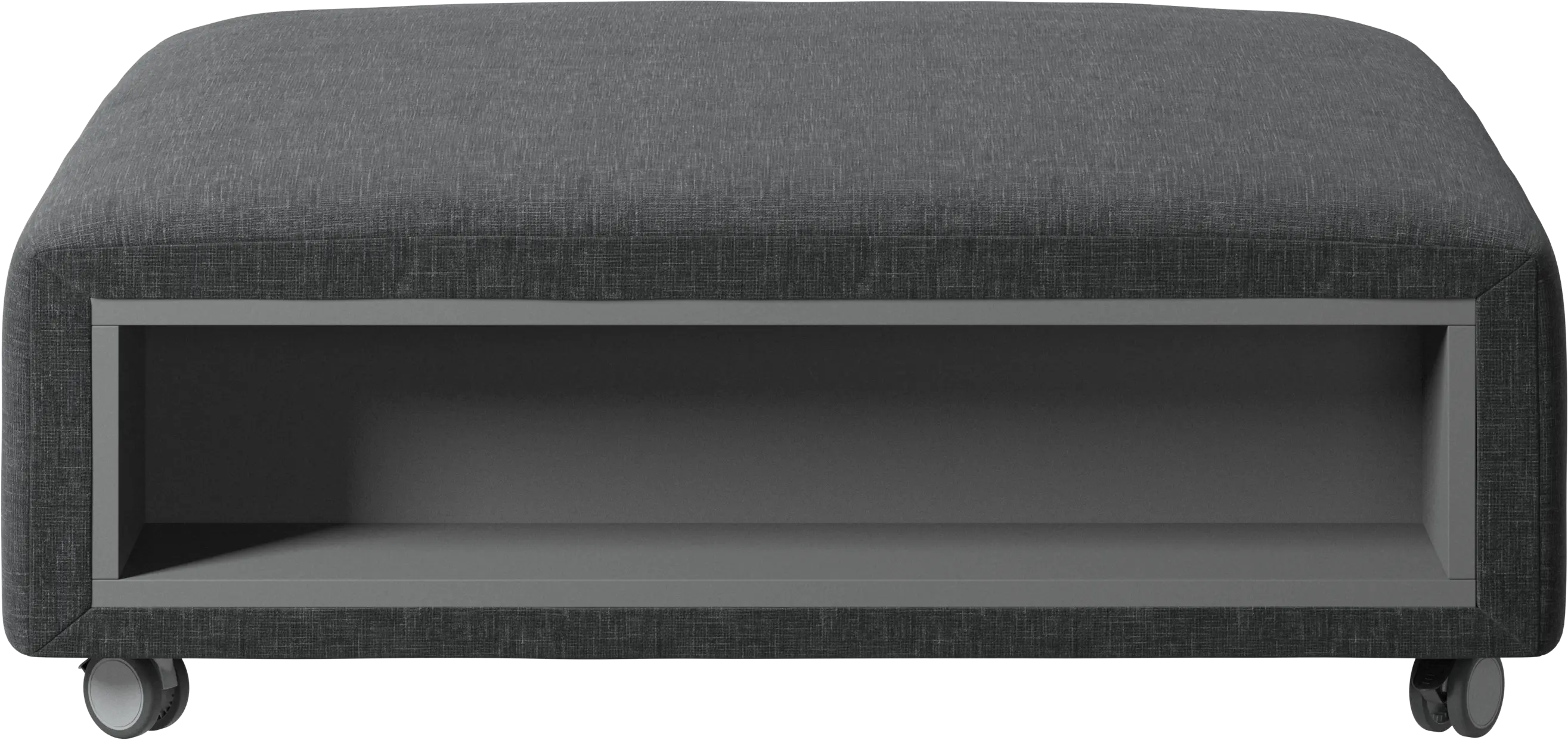 ボーコンセプト ハンプトン プーフ ホイール Hampton pouf on wheels with storage left and right sides